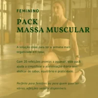 Massa muscular feminino
